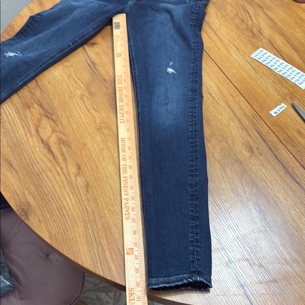 Womens Silver Skinny Jeans Size 28x31 - Picture 7 of 8